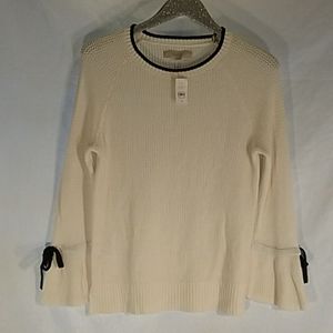 Loft Women's open knit pullover sweater size Med